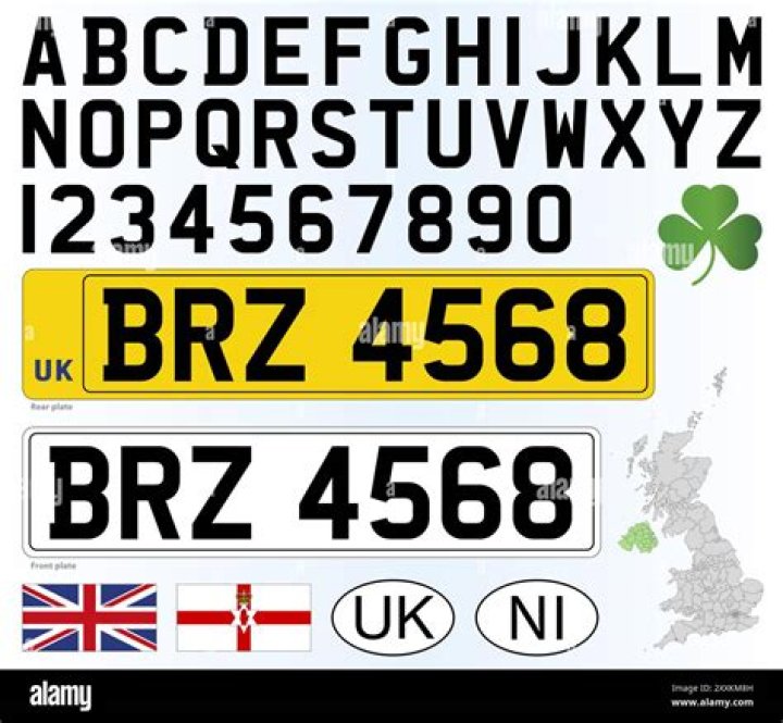 What letters are not on number plates UK?