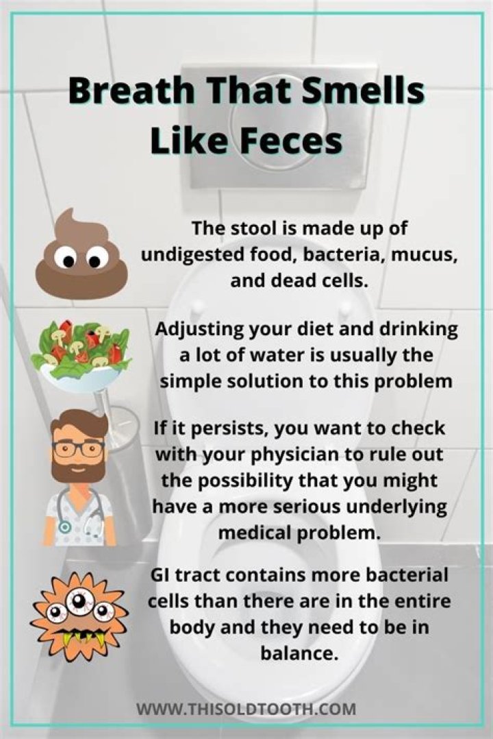 What makes your breath smell like poop?