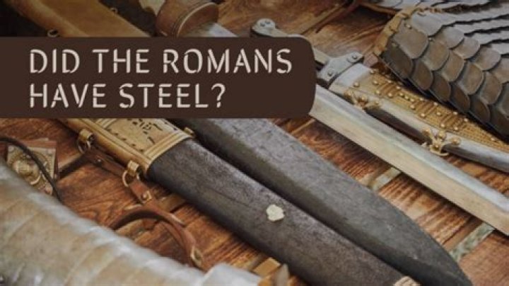 What metal did Romans use for weapons?