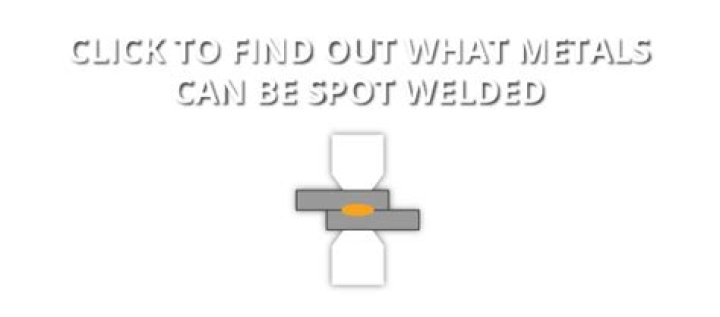 What metals can be spot welded?