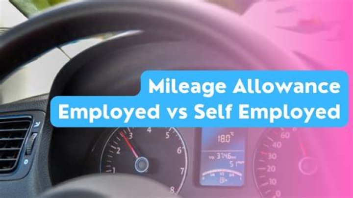 What mileage allowance can I claim self-employed?