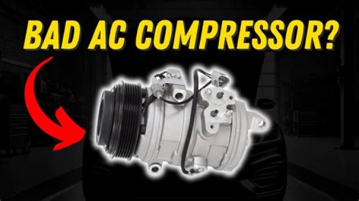 What noise does a bad compressor make?