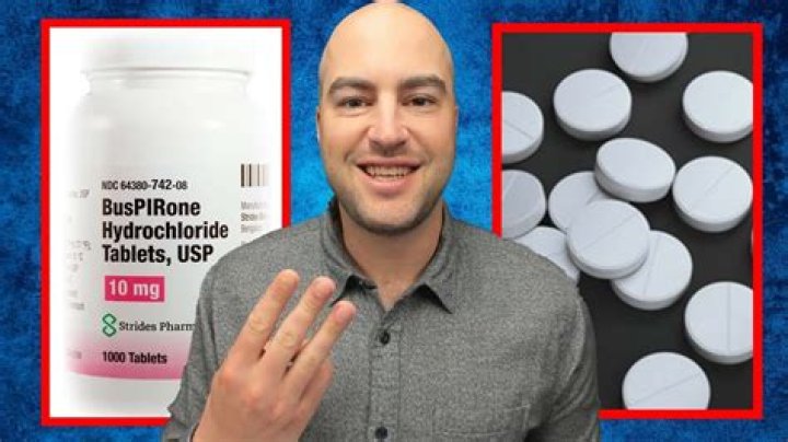 What pain reliever can I take with buspirone?