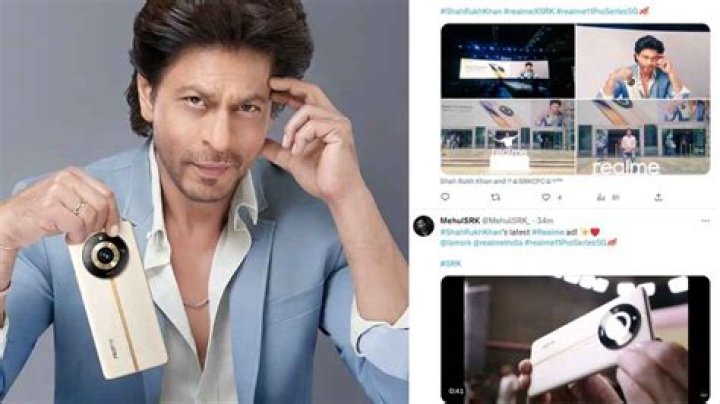What phone is used by Shahrukh Khan?