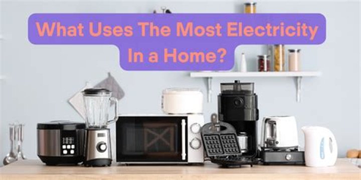 What pulls the most electricity in a home?