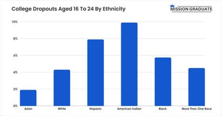 What race has the highest dropout rate?