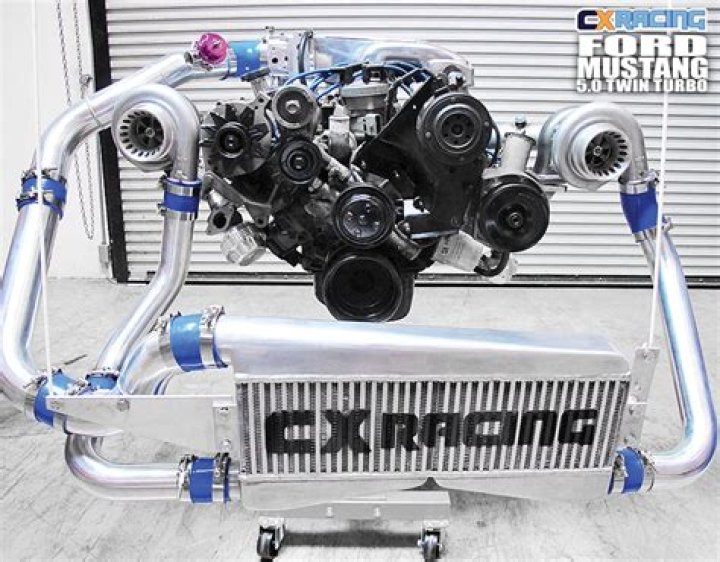 What runs through a turbo intercooler?