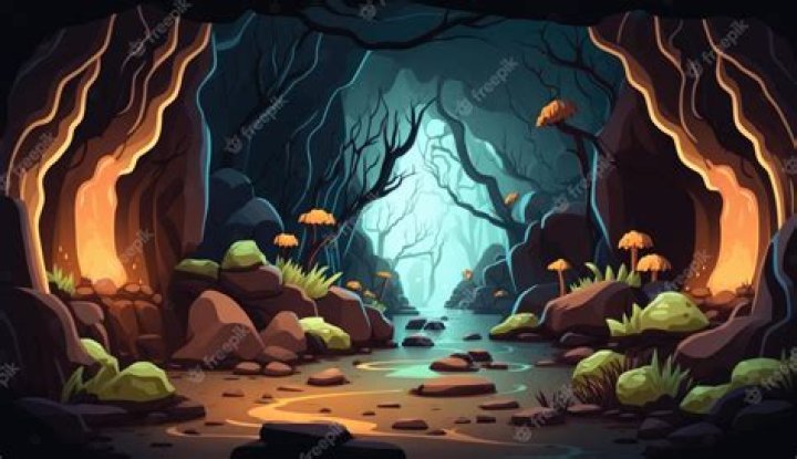 What scared Karana in the black cave and why did she decide never to return?