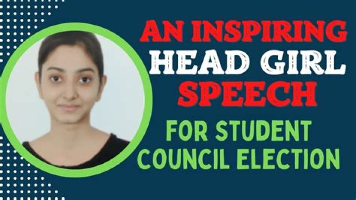 What should a head girl do for the school?