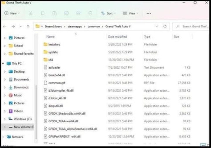 What should be in a .env file?