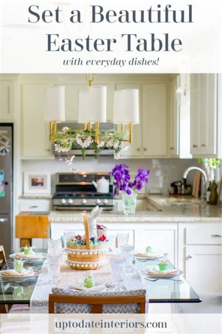 What should be kept on dining table?