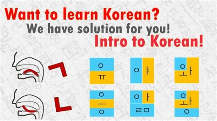 What should I learn first in Korean?