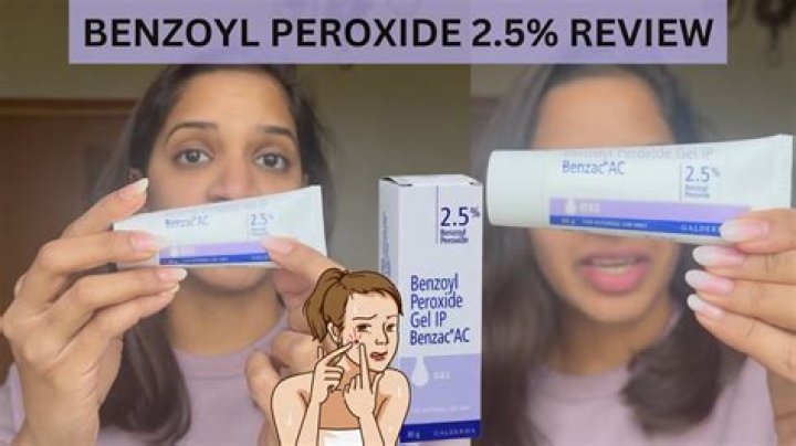 What should you not use benzoyl peroxide with?