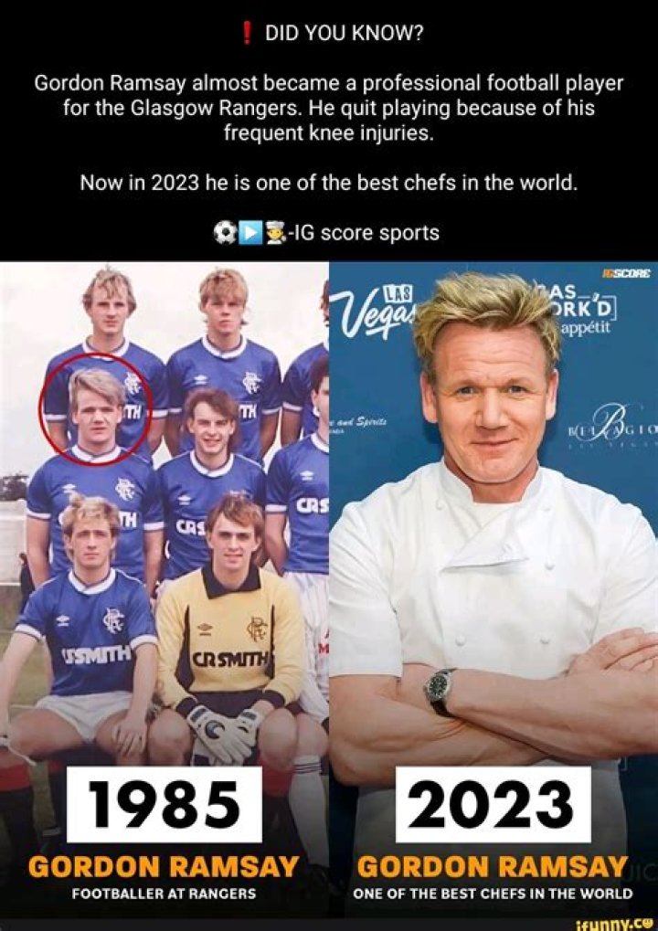 What soccer team does Gordon Ramsay?