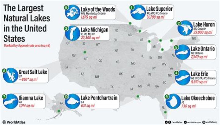 What state has the most man made lakes?