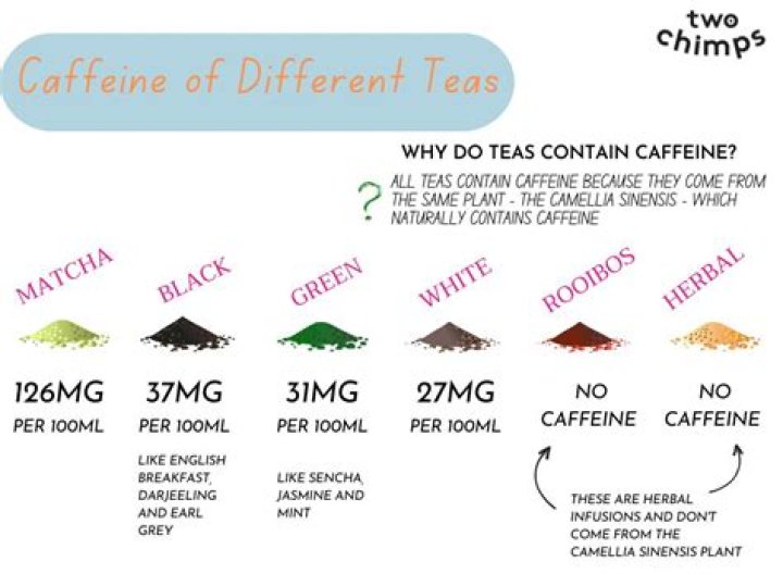 What tea has highest caffeine?