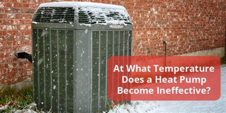 What temperature is a heat pump not effective?