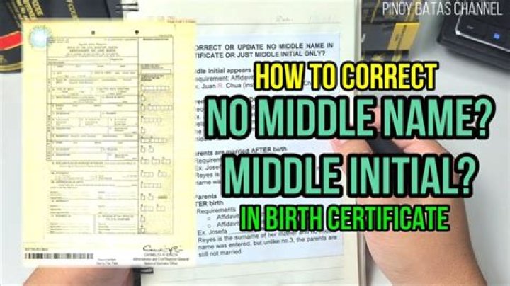 What to do if there is no middle name?
