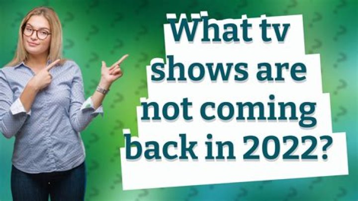 What TV shows are not coming back in 2022?