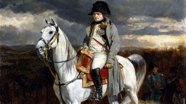 What was Napoleon wore in his head?