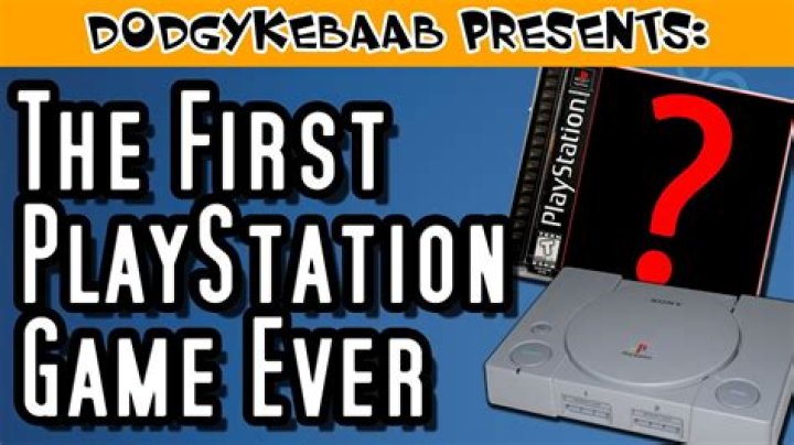 What was the first ps1 game?