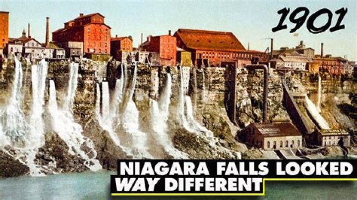 What year did Niagara Falls go dry?