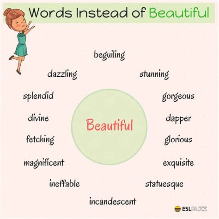 What's a fancy word for beautiful?