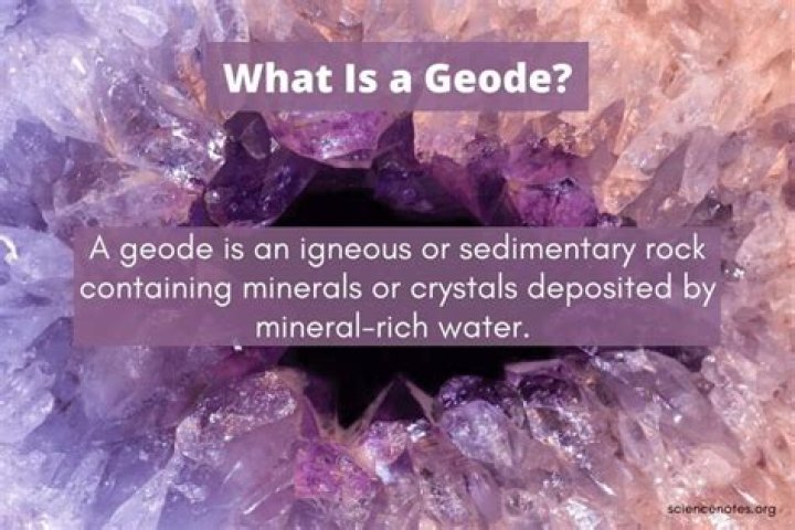 What's inside a geode?