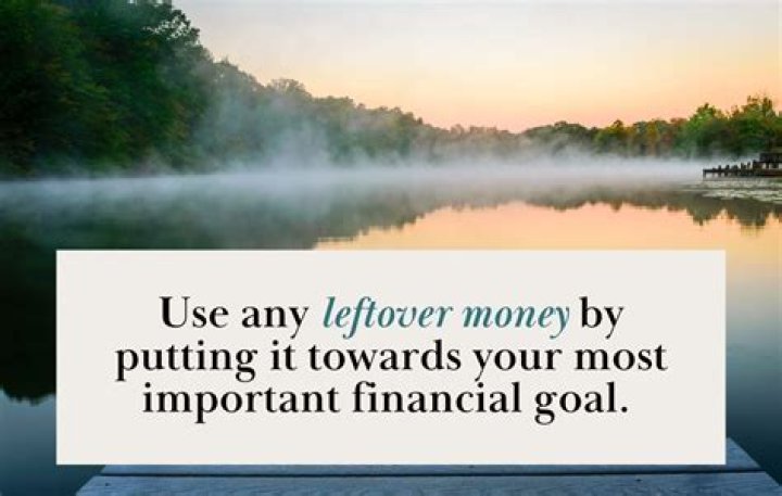What's leftover money called?