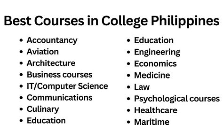 What's the best course to take up in college?