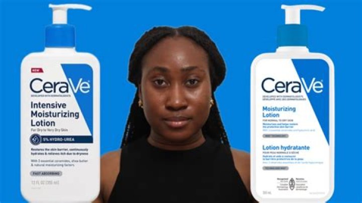 What's the difference between CeraVe lotion and cream?