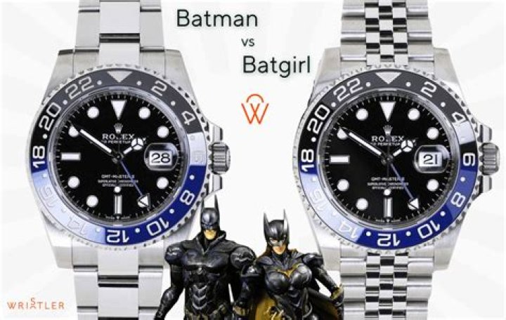 What's the difference between Rolex Batman and Batgirl?