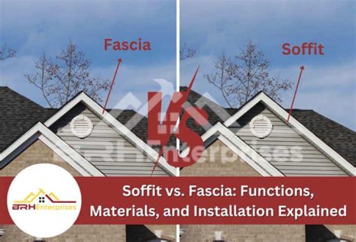 What's the difference between soffits and fascia?