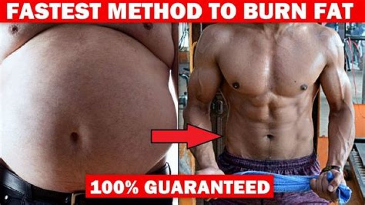What's the fastest way to burn fat?