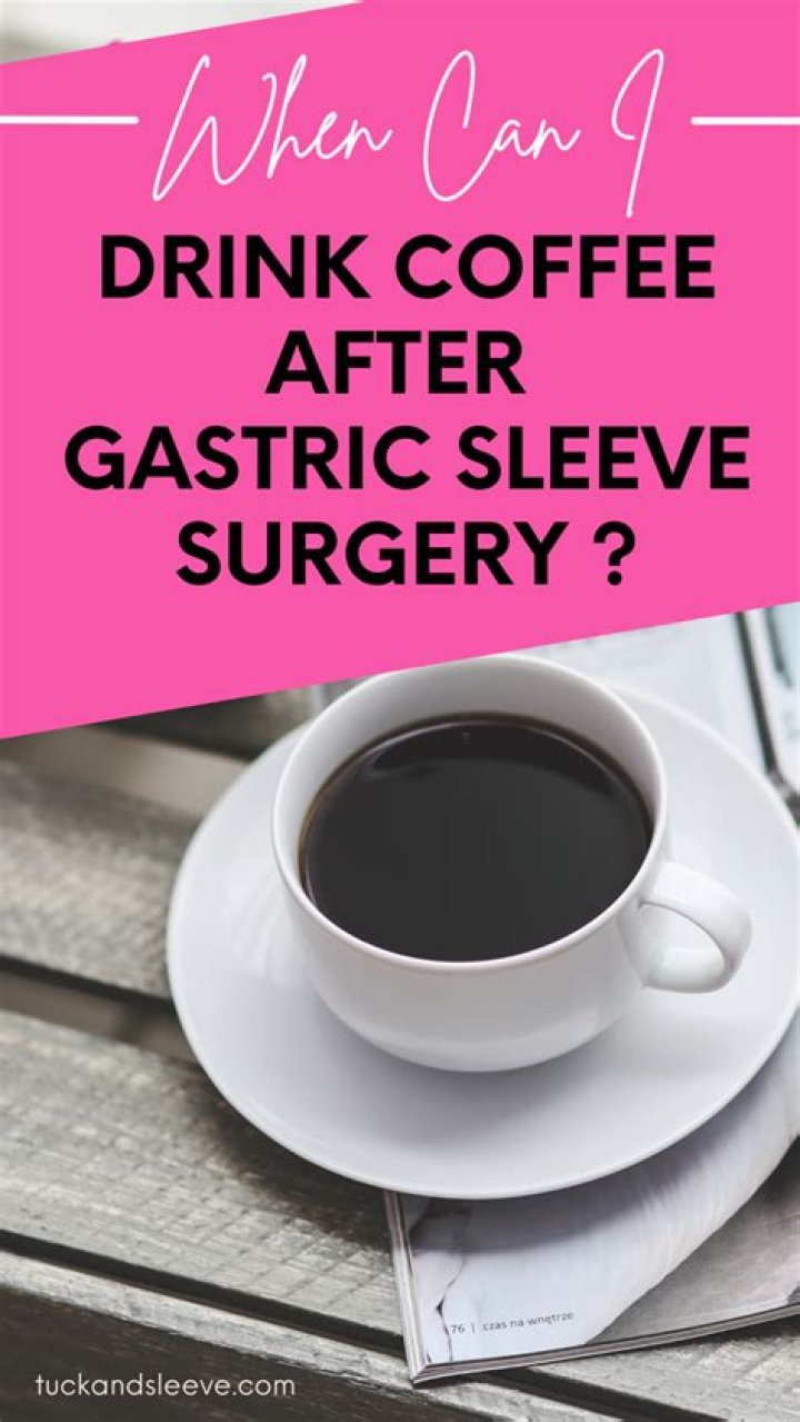 When can I drink coffee after hernia surgery?