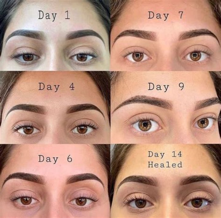 When can I wear makeup after eyebrow tattoo?