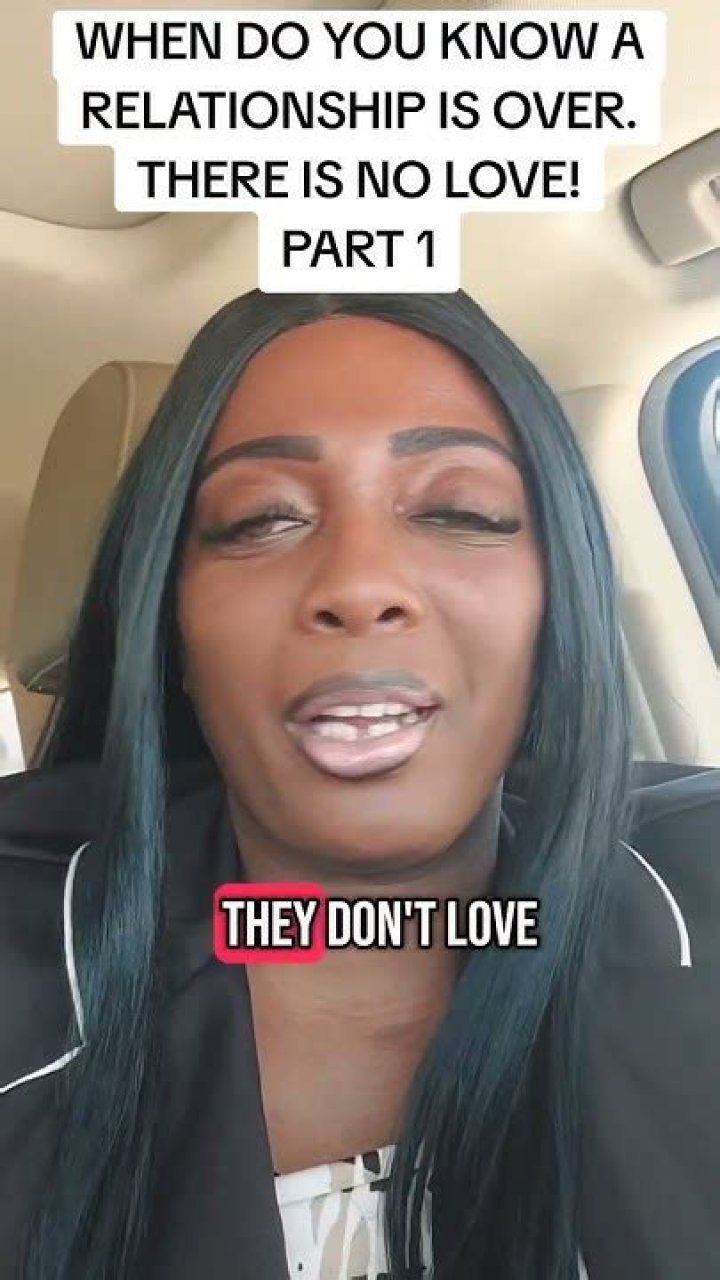 When do you know a relationship is over?