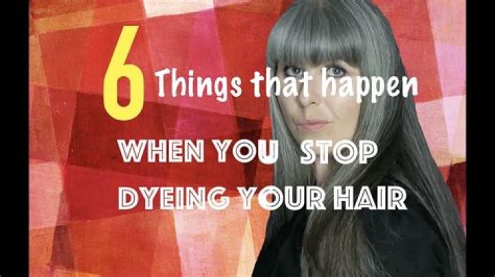 When should you stop coloring hair?
