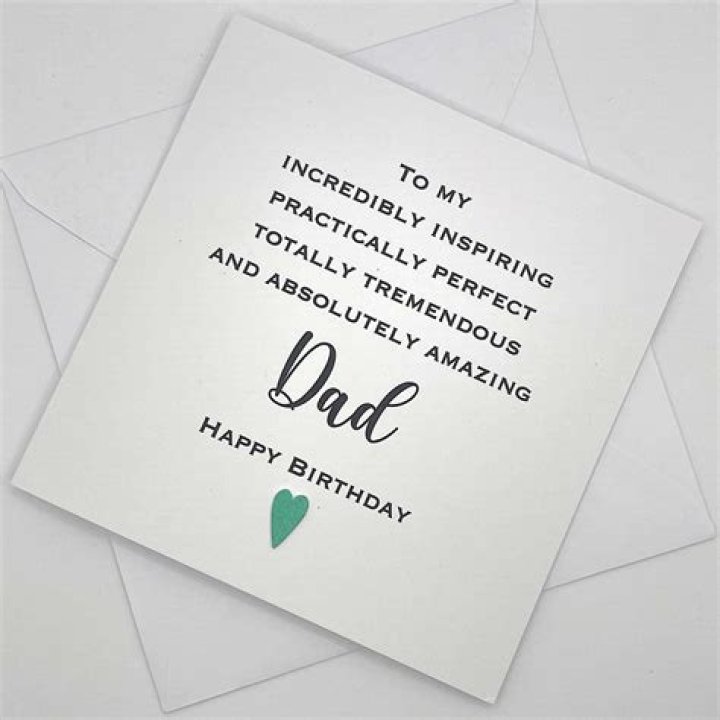 When should your dad first look?