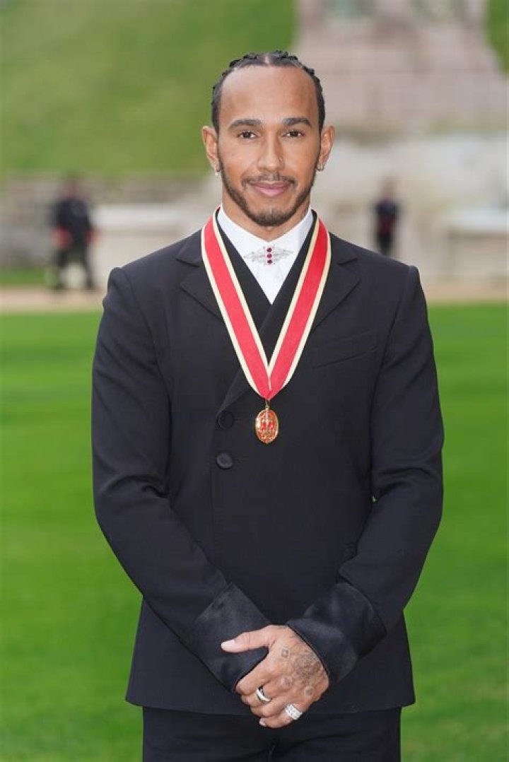 When was Lewis Hamilton knighted?
