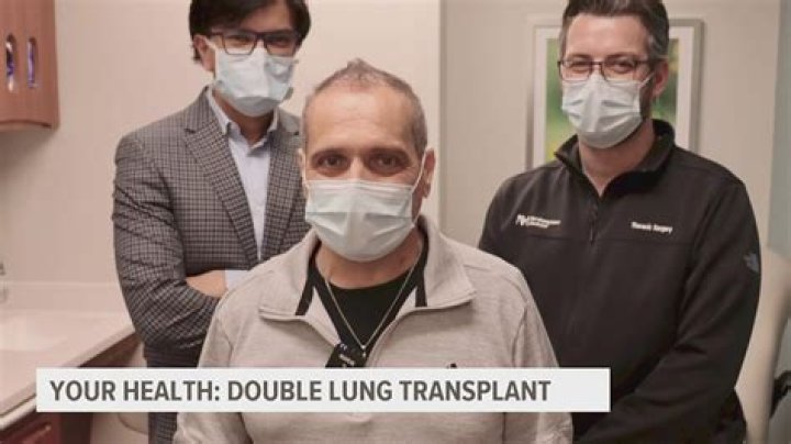 When was the first double lung transplant?