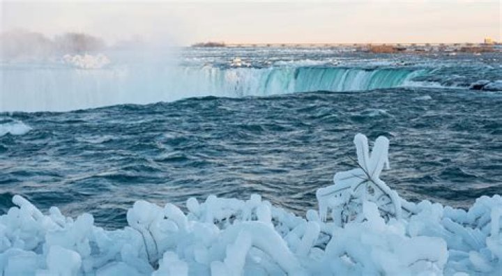 When was the last time Niagara Falls freeze?