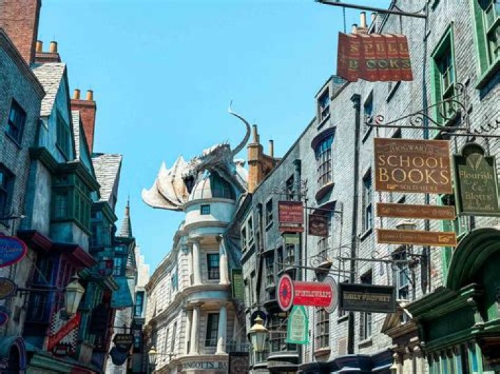 Where did Harry go instead of Diagon Alley?