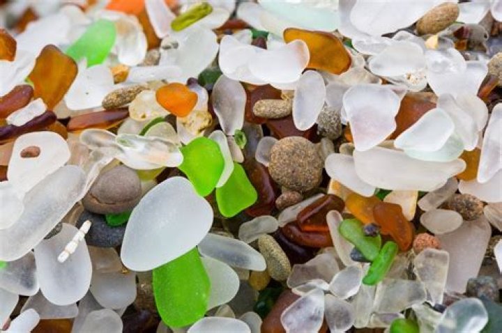 Where does Red sea glass come from?