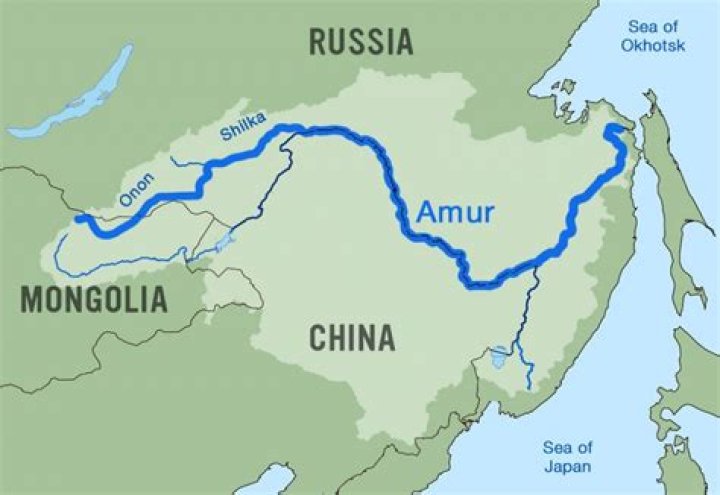 Where is the Amur River?