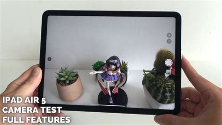 Where is the camera on an iPad?