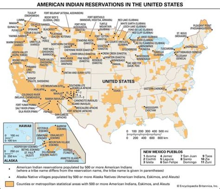 Where is the largest Indian reservation in the United States?