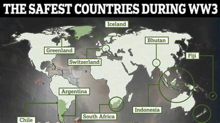 Where is the safest place to be in a world war?