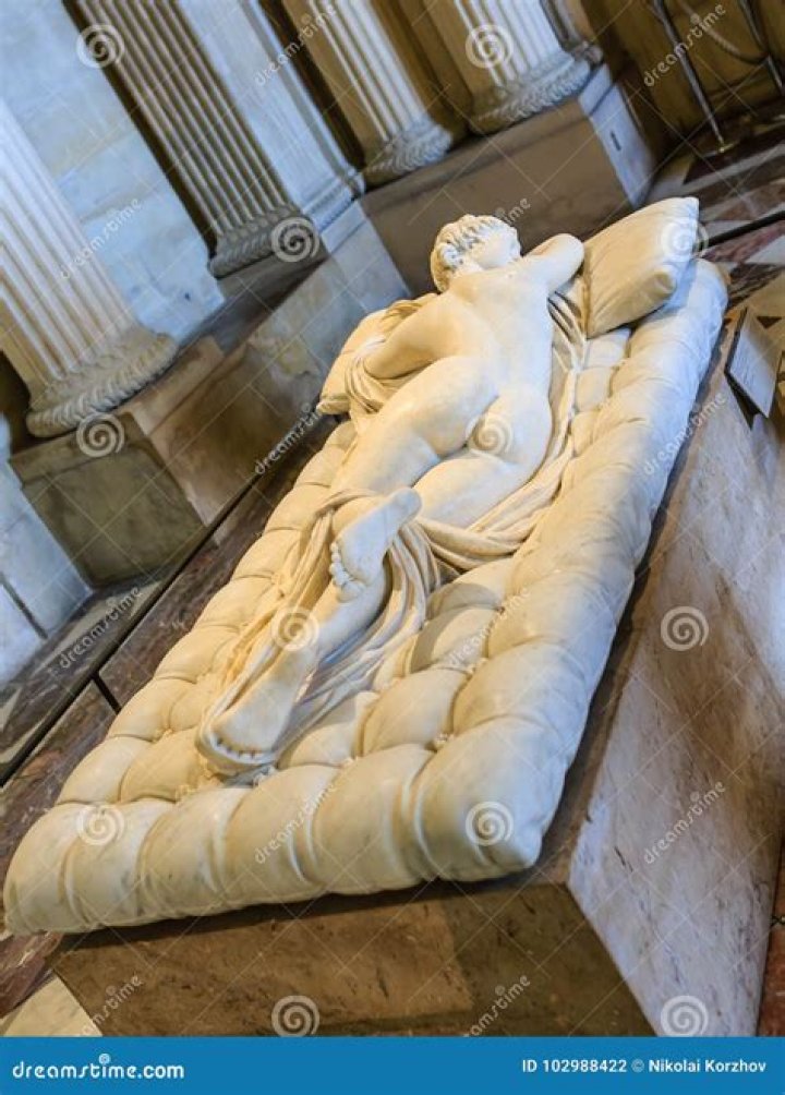 Where is the sleeping hermaphrodite in the Louvre?