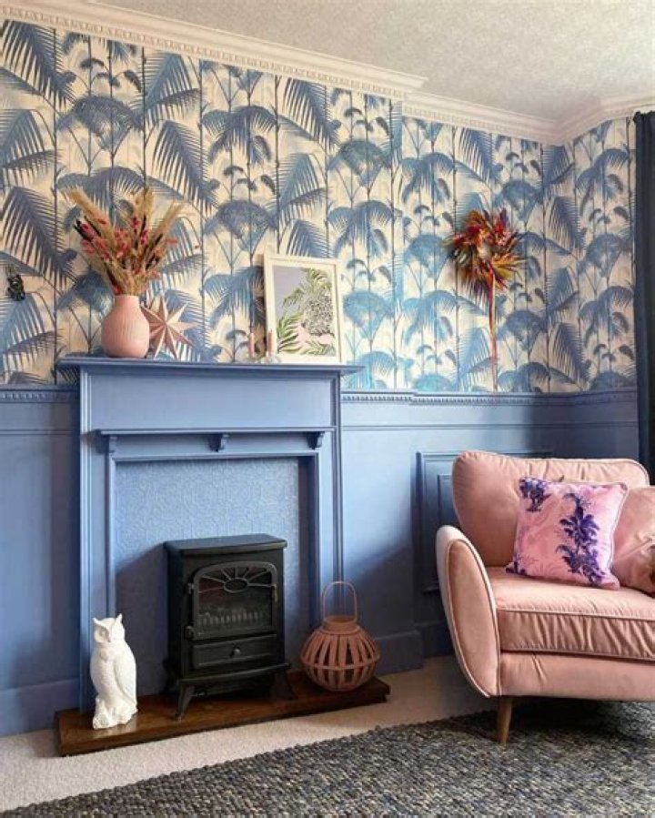 Where should wallpaper go in the bedroom?